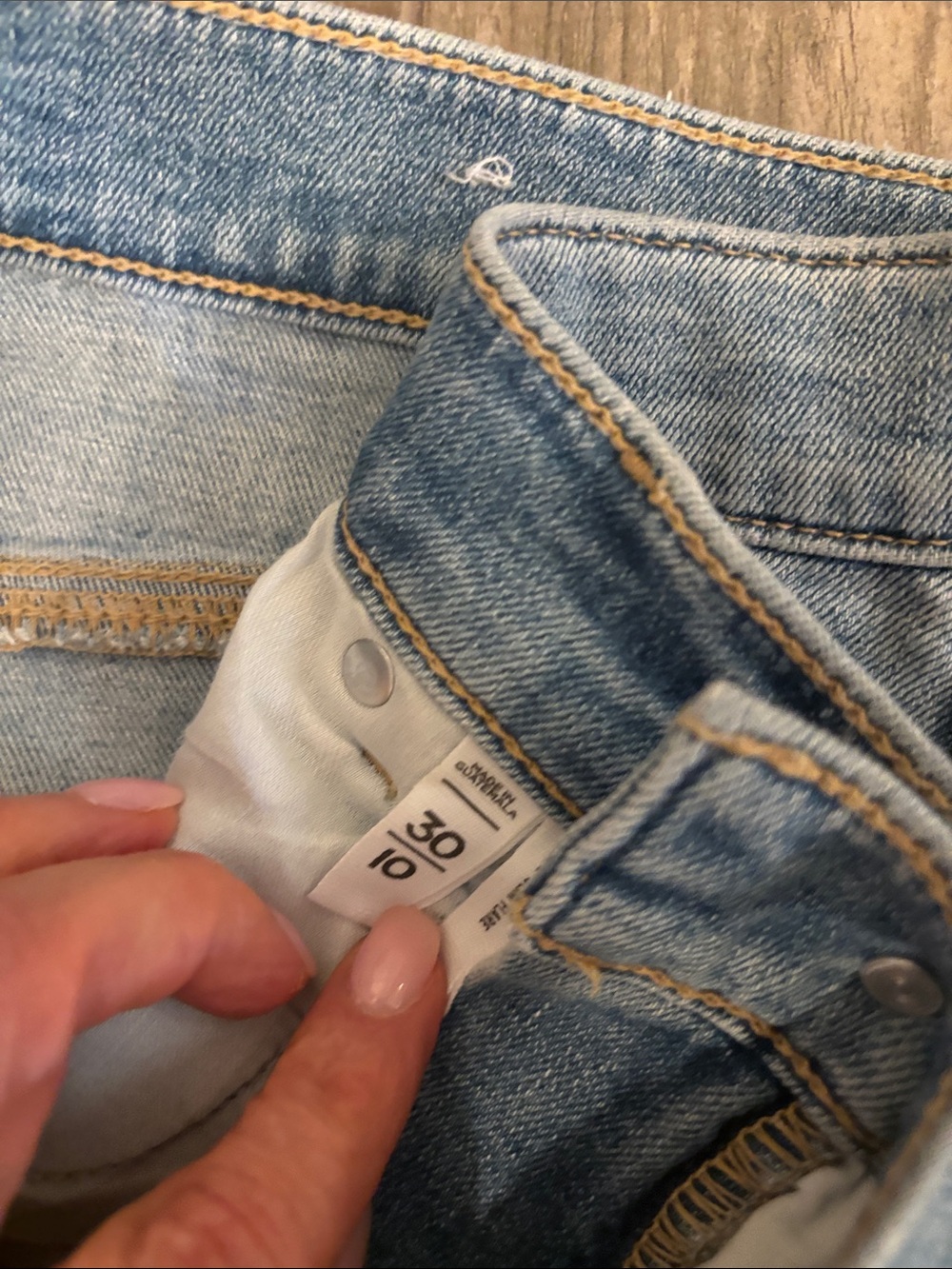 LOFT Light Blue High-Rise Wide Leg Jeans - Picture 3 of 6